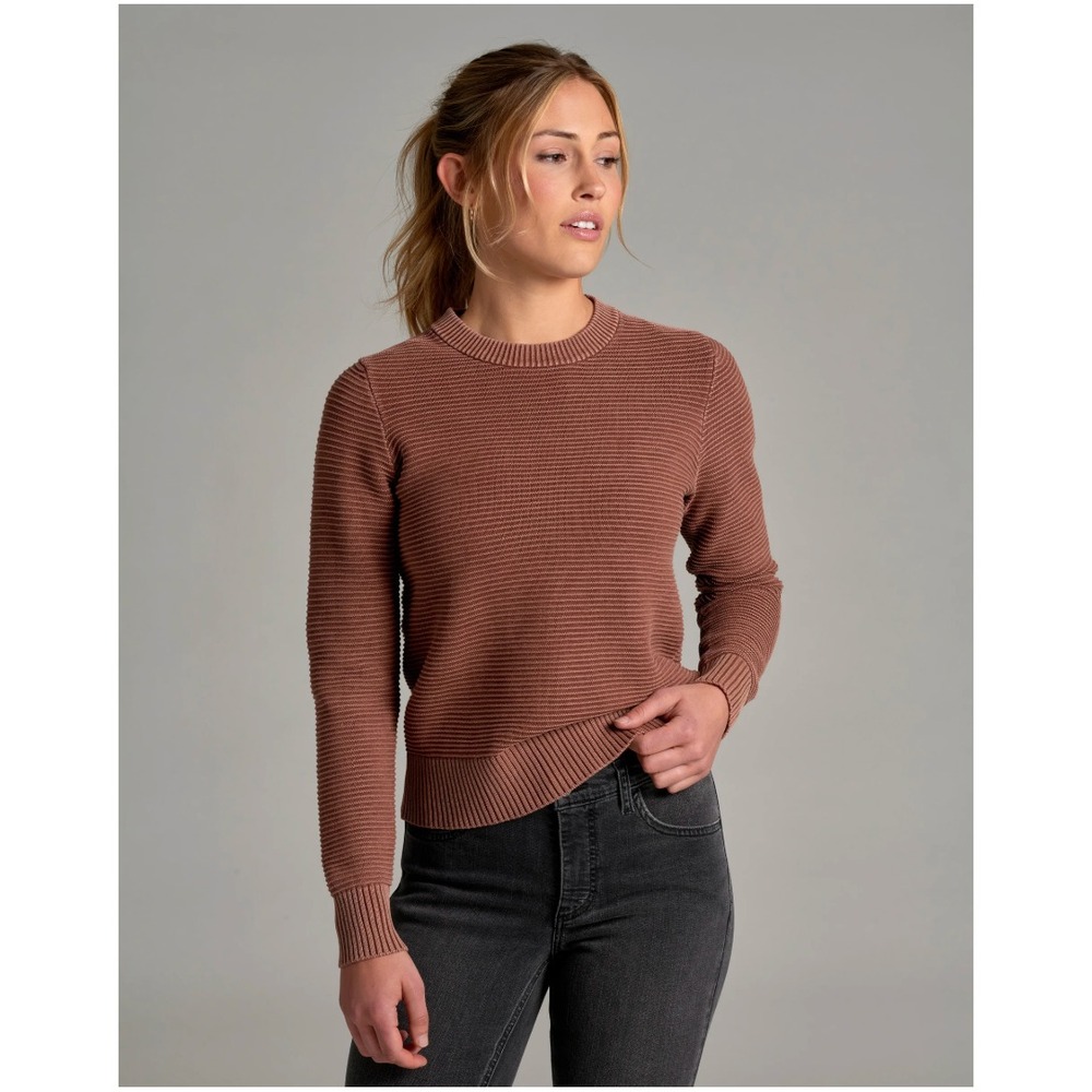 Kuhl Sofie Crewneck Pullover Sweater Women S Apple Spice Organic Cotton